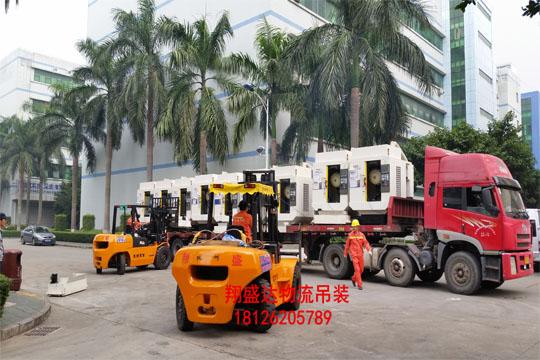 深圳福永35吨叉车出租工厂搬迁集装箱装卸搬运
