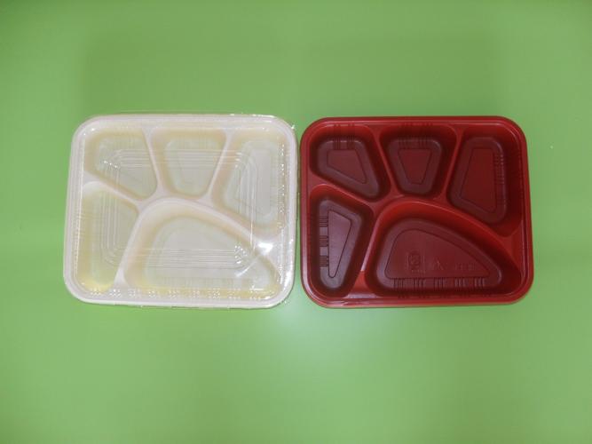 东跃包装dy-f18 一次性饭盒一次性打包盒一次性打包碗涂料桶内胆三格